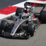 Version B of the Audi R26 car with unique sidepods
