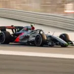 Version B of the Audi R26 car with unique sidepods