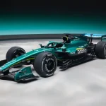 Presentation of the Aston Martin team livery for the 2026 F1 season