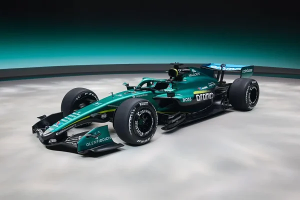 Presentation of the Aston Martin team livery for the 2026 F1 season