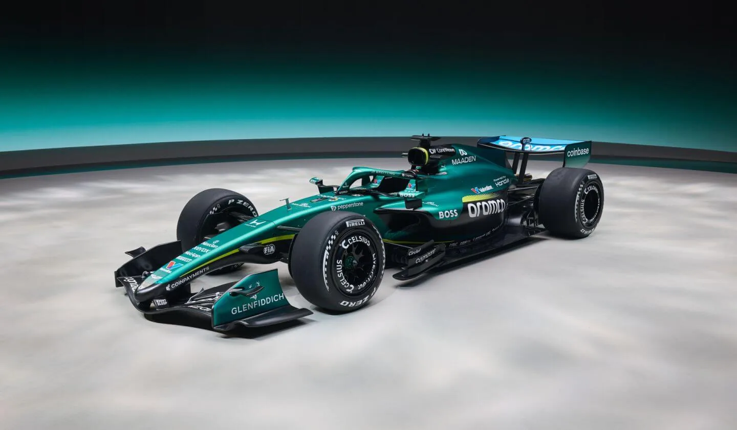 Presentation of the Aston Martin team livery for the 2026 F1 season