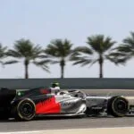 Version B of the Audi R26 car with unique sidepods