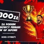 300 PLN for Ferrari driver podium in Japanese GP – BETFAN bookmaker promotion