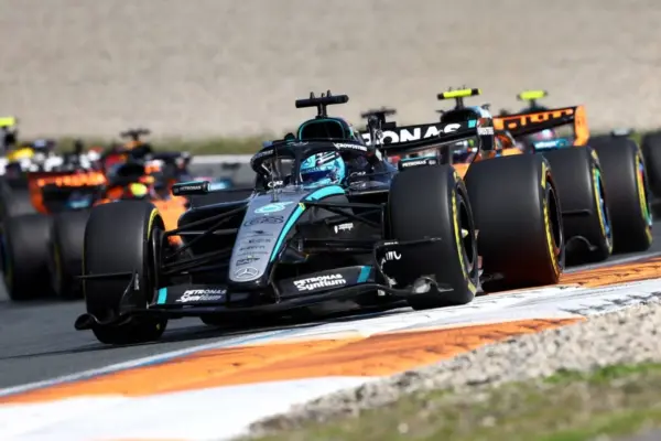 Russell won the procession sprint before the 2026 Dutch GP