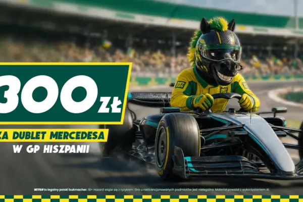 Mega promotion! 300 PLN for a Mercedes double in the Spanish GP!